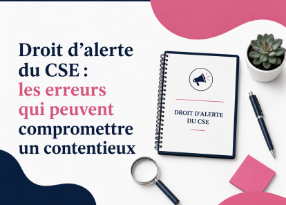 Droit d'alerte du CSE